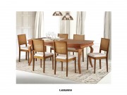 Cadeira com Encosto em Tela 3193 Genova de Madeira Maciça Moveis 3D