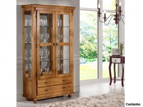 Cristaleira 02 Portas 1.00 m 3049 America 3D Moveis