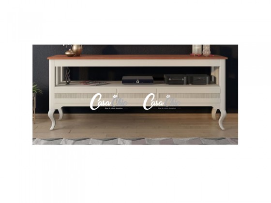 Bancada Rack com 03 Gavetas 1920 Madri 1.78m Moveis 3D