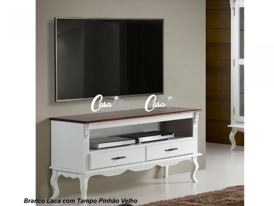 Bancada Rack com 02 Gavetas 1940 Florida 1.40m Moveis 3D