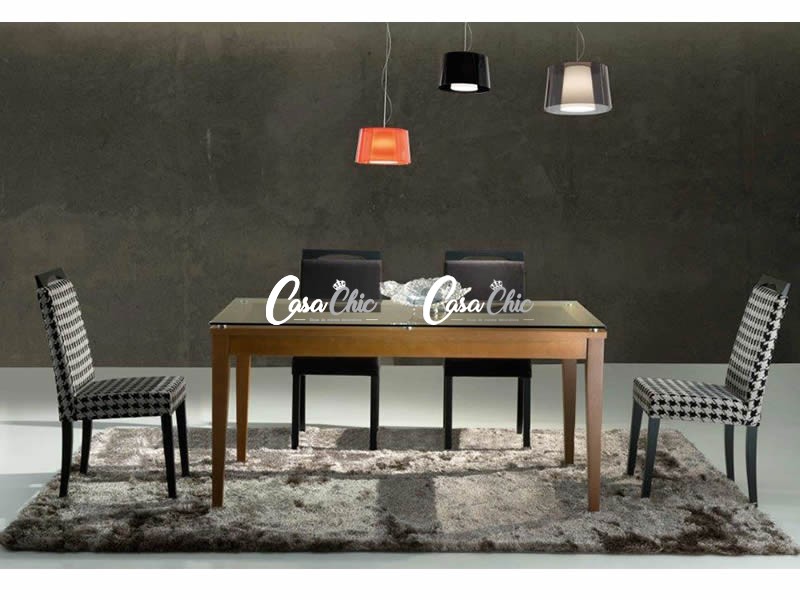 Conjunto Mesa de Jantar Ellen Olivia com 05 Cadeiras 1.37 x 0.90 ...