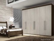 Guarda Roupa Armario Roupeiro Rufato Arezzo Luxo 06 Portas 2.73 m