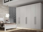 Guarda Roupa Armario Roupeiro Rufato Arezzo Luxo 06 Portas 2.73 m