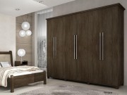 Guarda Roupa Armario Roupeiro Rufato Ibiza 06 Portas 2.73 m