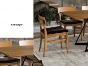 Conjunto Mesa de Jantar com 08 Cadeiras Jazz e Mesa Paris Retangular 2.00 x 1.00
