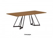 Conjunto Mesa de Jantar com 08 Cadeiras Jazz e Mesa Paris Retangular 2.00 x 1.00