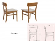 Conjunto Mesa de Jantar com 08 Cadeiras Jazz e Mesa Paris Retangular 2.00 x 1.00