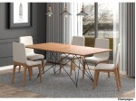 Conjunto Mesa de Jantar New York com 06 Cadeiras 1.80 x 0.90 Retangular