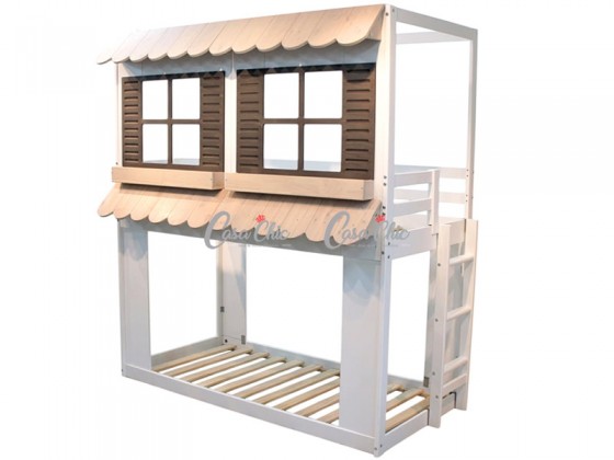 Beliche Cama Casinha Montessoriana Serraltense Twins 1127