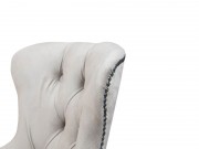 Banqueta com Tachas e Capitone 7701 Havana de Madeira Maciça COM ENTREGA IMEDIATA