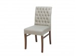 Cadeira com Capitone 7100 Lorena de Madeira Maciça