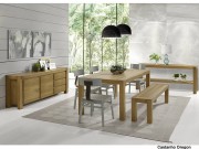 Conjunto Mesa de Jantar Fiori Delta com 04 Cadeiras 01 Banco 1.80 x 0.90 Retangular