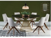 Poltrona Cadeira com Braço Nara 4429 Giratoria
