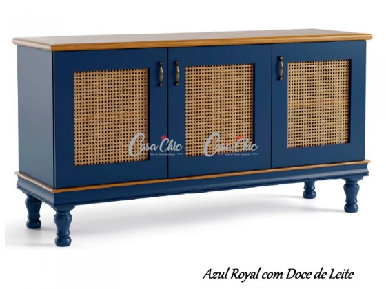 Buffet Balcão Arca Brasil Sul Safari 128 1.50m com Rattan