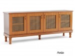 Buffet Balcão Arca Safari 130 2.00m com Rattan