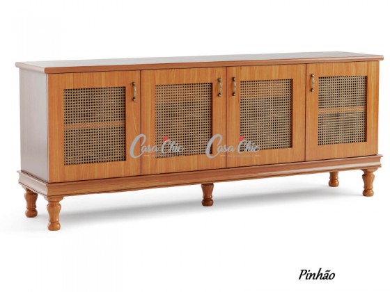 Buffet Balcão Arca Safari 130 2.00m com Rattan