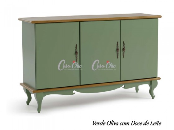 Cristaleira Horizontal Buffet Balcao Arca Brasil Sul Moneh 143 03 Portas 1.37m