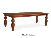 Conjunto Mesa de Jantar com 02 Bancos Esmeralda e Mesa Esmeralda Retangular 2.00 x 1.00 Brasil Sul
