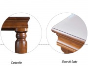 Conjunto Mesa de Jantar com 06 Cadeiras X e Mesa Safari Retangular 1.80 x 1.00 Brasil Sul