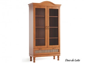 Cristaleira Brasil Sul Safari 110 02 Portas com Rattan