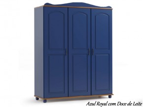 Armario Roupeiro Guarda Roupa 03 Portas 1.43 m 0124 Londres Moveis Brasil Sul