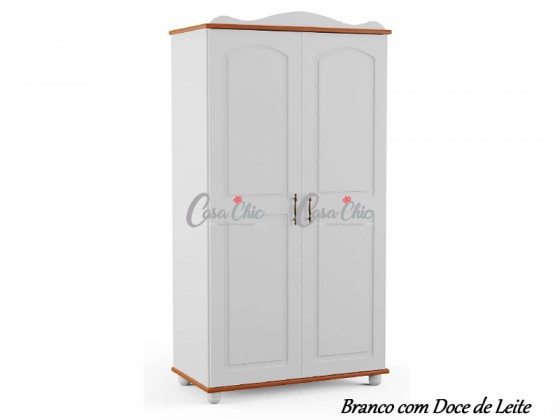 Armario Roupeiro Guarda Roupa 02 Portas 1.00 m 0400 Londres Moveis Brasil Sul