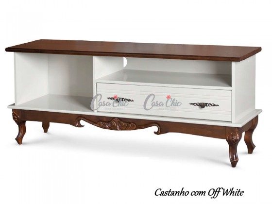 Rack Bancada Veneza 60 1.50m Entalhada