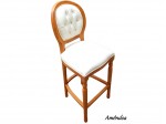 Banqueta Casachic Medalhão 6128 Torneada