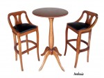 Conjunto Mesa Bistro com 02 Banquetas Napoleão Casachic 0.60 x 0.60 Redonda Conjunto Mesa Bistro com 02 Banquetas Napoleão Casachic 0.60 x 0.60 Redonda