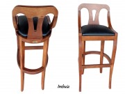 Conjunto Mesa Bistro com 02 Banquetas Napoleão Casachic 0.60 x 0.60 Redonda