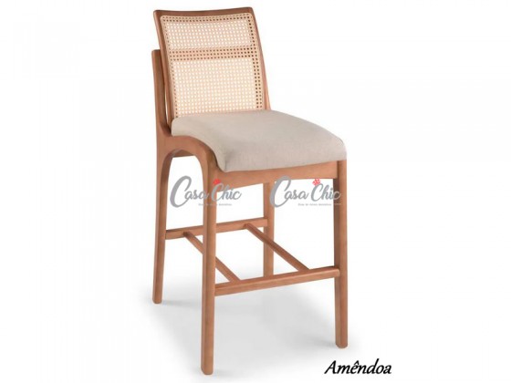 Banqueta Casachic Valquiria 2930 Encosto em Tela