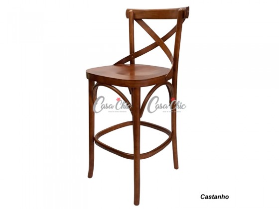 Banqueta em Madeira Maciça X Madeira