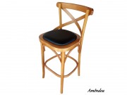 Conjunto Mesa Bistro Casachic Xangai com 04 Banquetas 0.70 x 0.70 Redonda