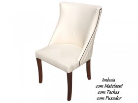 Cadeira Casachic Teresa 2574 com Tachas e Capitone Cadeira Casachic Teresa 2574 com Tachas e Capitone