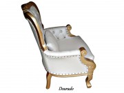 Poltrona com Capitone 3180 Colonial de Madeira Maciça