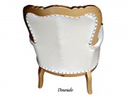 Poltrona com Capitone 3180 Colonial de Madeira Maciça