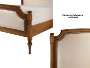 Cama Queen Size Capersmidt Estofada com Tachas