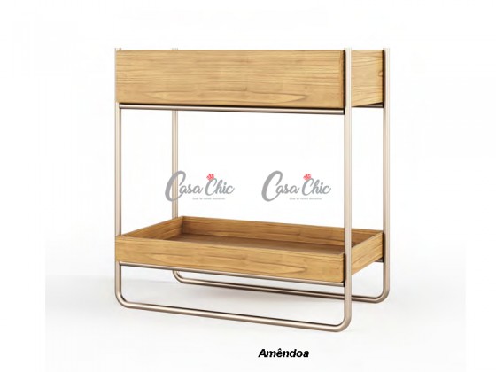 Mesa de Cabeceira Criado Mudo 2440 Osiris