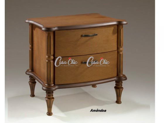 Mesa de Cabeceira Criado Mudo  02 Gavetas Capersmidt