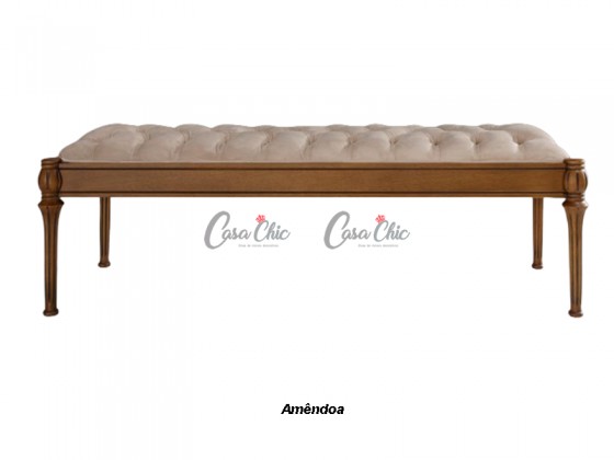 Recamier Calçadeira Banco Capersmidt CL904 com Capitone 1.40 m