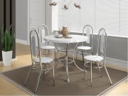 Conunto Mesa de Jantar Carraro 1505-171 com 04 Cadeiras   