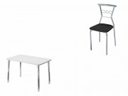 Mesa de Jantar Carraro 1506-152 com 04 Cadeiras