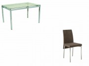 Conjunto Mesa de Jantar Carraro 346-306 com 06 Cadeiras  