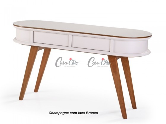 Aparador Console Safira 85 com 02 Gavetas 1.40 m