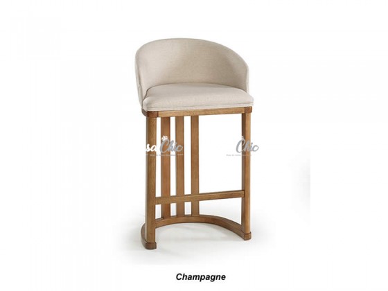 Banqueta 3931 Aylla de Madeira Maciça