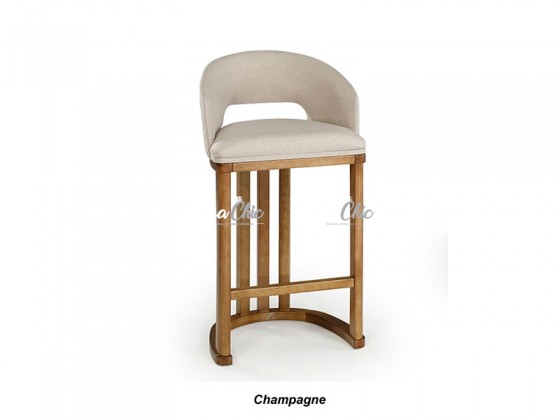 Banqueta 3932 Ametista de Madeira Maciça