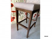 Conjunto Mesa Bistro Bali Guine com 04 Banquetas 0.75 x 0.75 Redonda