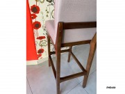 Conjunto Mesa Bistro Bali Guine com 04 Banquetas 0.75 x 0.75 Redonda