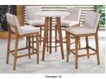 Conjunto Mesa Bistro Bali Guine com 04 Banquetas 0.75 x 0.75 Redonda Conjunto Mesa Bistro Bali Guine com 04 Banquetas 0.75 x 0.75 Redonda