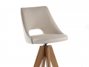 Banqueta Giratoria 3927 Safira de Madeira Macica